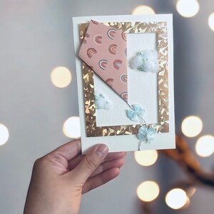 Handgemachte Grußkarte Mixed Media | Folie Textur Papier Drachen Detail | Alle Anlass Blank kundengerechte Karte | Neue 3D | R40 12x16cm