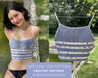 Neptune Top - Crochet Pattern - Custom Pattern