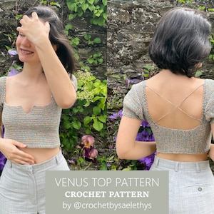 Venus Top - Crochet Pattern - Custom Pattern - Etsy
