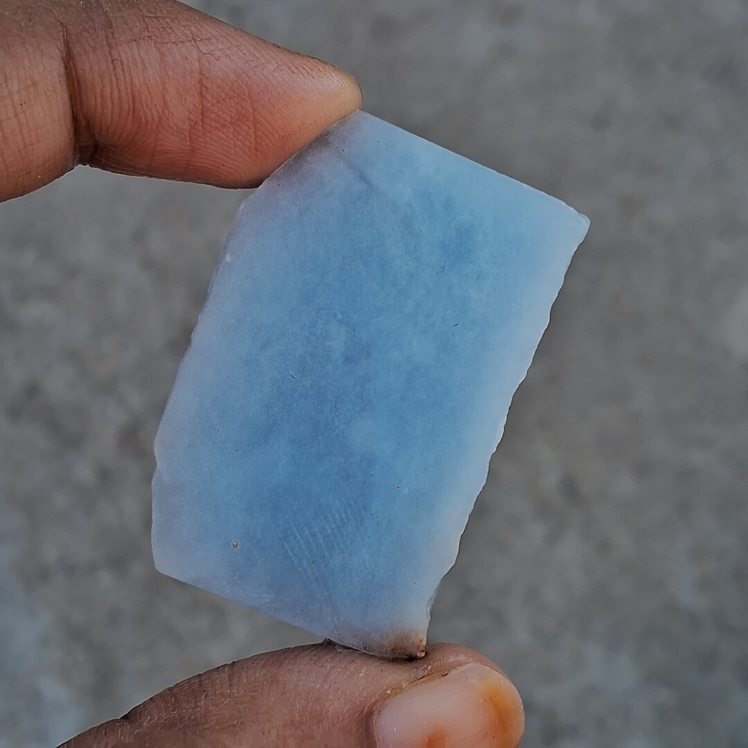 Translucent Angelite Angelite 'SLAB' , Genuine Raw Angelite Slice, Crystal Angelite, Healing ...
