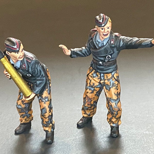 1/35 - German Artillery Crew - Marder III - WWII - 2 Figure - Painted