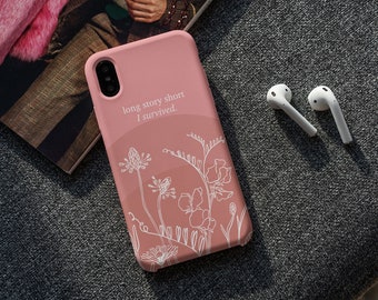 Taylor Swift EVERMORE Quote Phone Case | Tough Cases | Taylor Swift Fan Gift Ideas | Aesthetic Phone Cases | iPhone 12, Samsung, + More