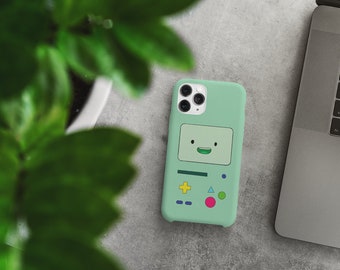 BMO Phone Case | Adventure Time Inspired Phone Case | Tough Cases | iPhone 12, iPhone 11, iPhone X, Samsung Galaxy S20, And More