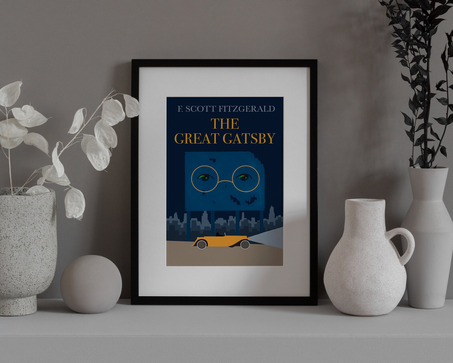 Printable the Great Gatsby Poster Print Fitzgerald Wall Art - Etsy