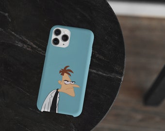 Dr. Doofinshmirtz Phone Case | Phineas and Ferb Inspired Phone Case | Tough Cases | iPhone 12, iPhone 11, Samsung Galaxy S20, and More