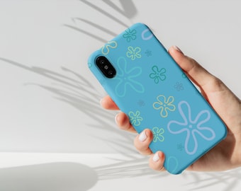 Spongebob Sky Phone Case | Spongebob Inspired Phone Case | Tough Cases | Aesthetic Phone Cases | iPhone 12, Samsung Galaxy S20, and More