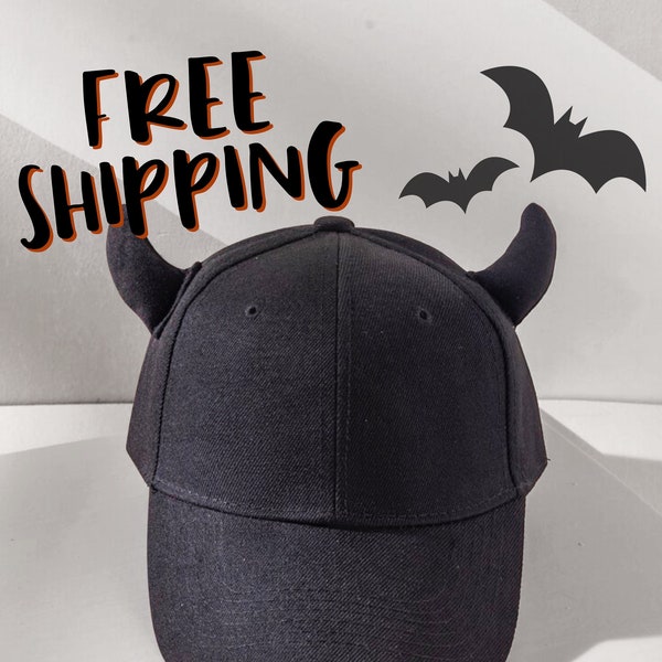 Devil Horn Hat Devil For Halloween Costume Halloween Gift for Devil Hat With Horns Cosplay Gift For Halloween Horned Hat Devil Horned Caps