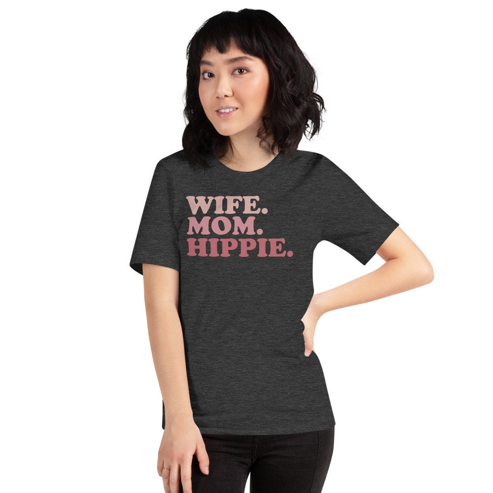 Hippie Mama Shirt Hippie Shirt Funny Mom Shirt Gift for Etsy