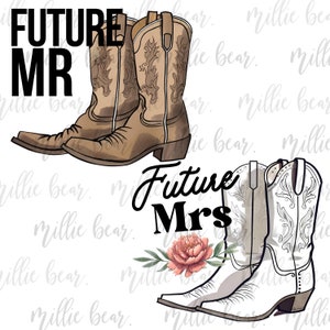 Western Future Mrs PNG, Future Mr PNG, Presente para Noiva PNG, Design de Sublimação de Camiseta Presente para Noiva, Casamento no Campo, Nashville Bachelorette