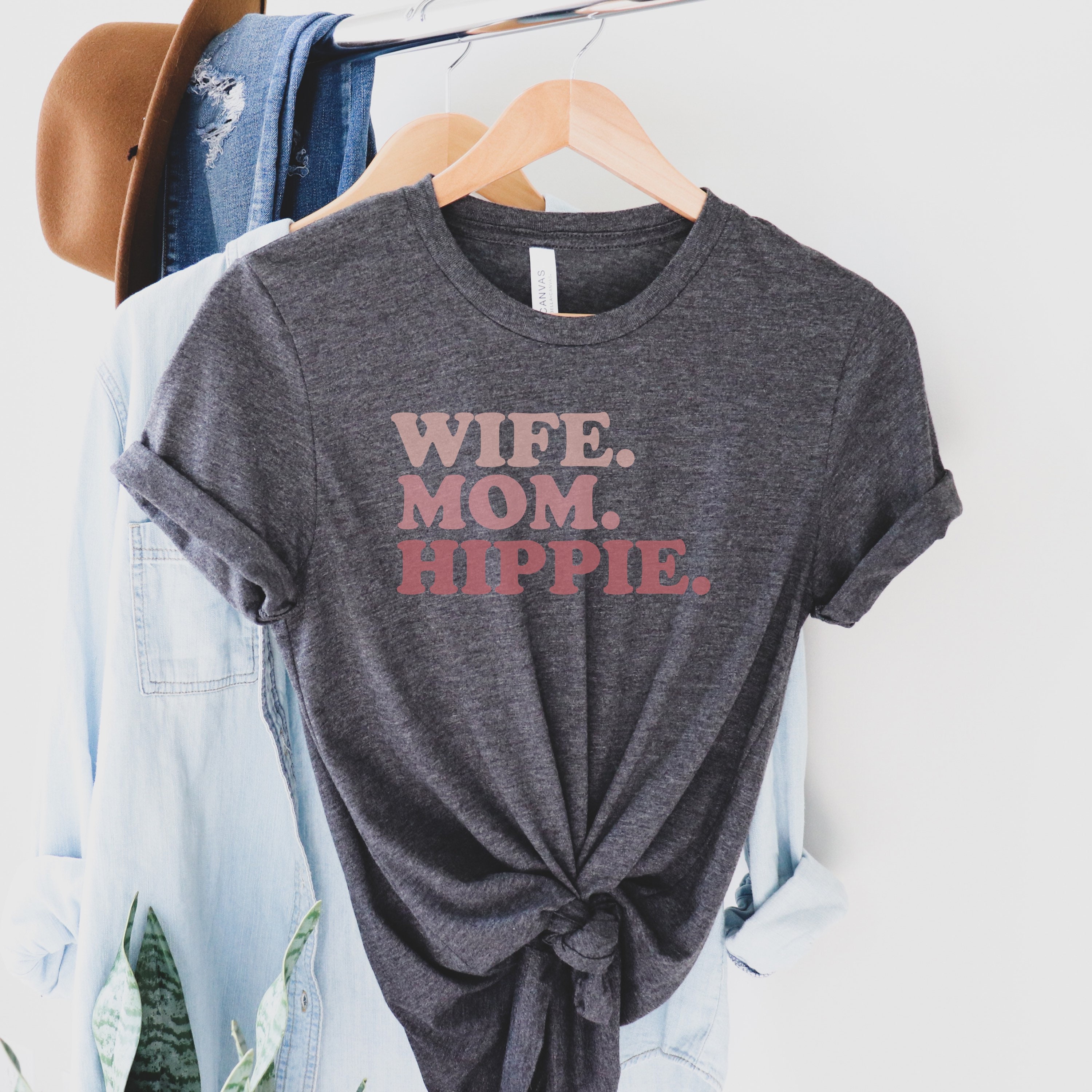Hippie Mama Shirt Hippie Shirt Funny Mom Shirt Gift for Etsy