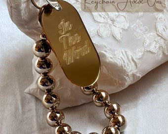 LLAVEROS ADICIONALES / Llavero con Cruz Dorada / Accesorio de Fe para Kit de Estudio Bíblico