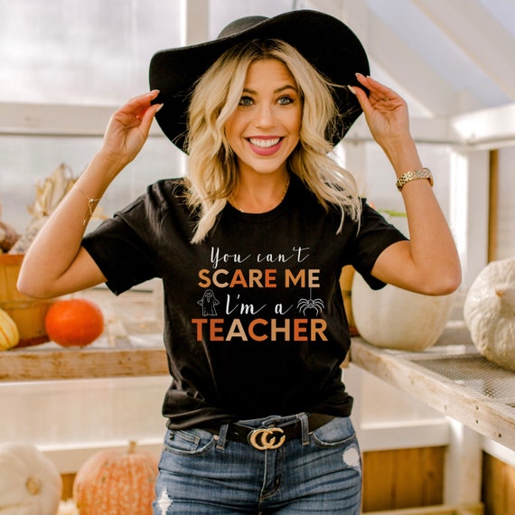 Trick or Teach Halloween Shirt Teachers Teacher Halloween - Etsy