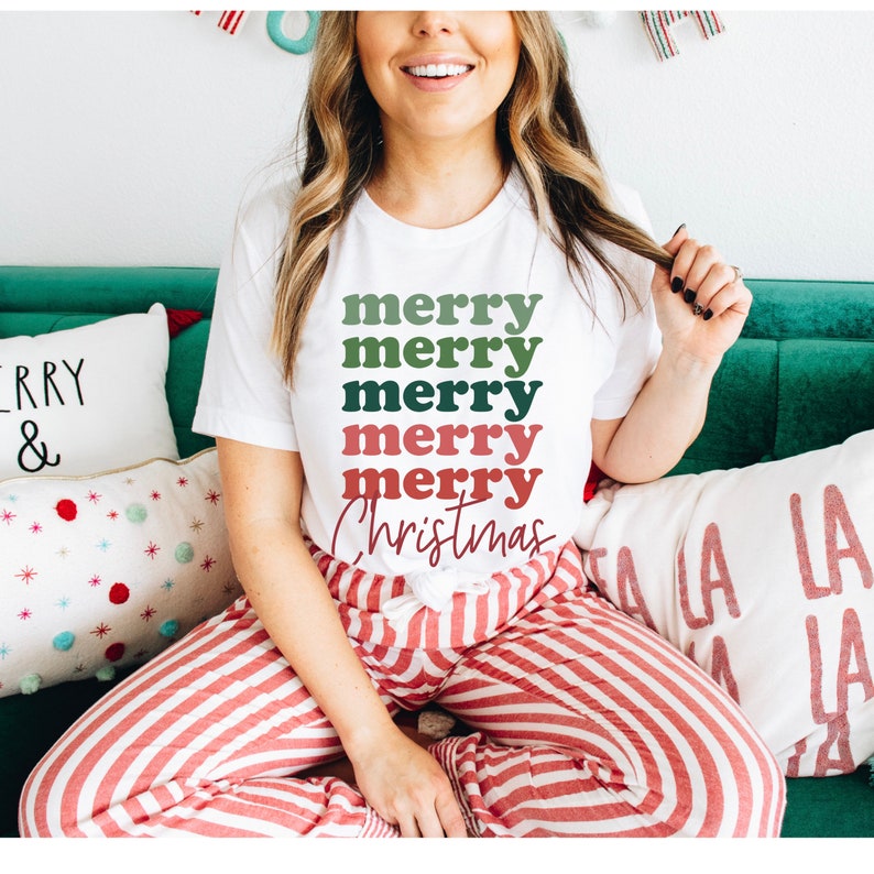 Christmas Trees Shirt Christmas Shirts for Women Christmas image 1