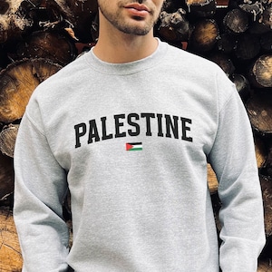 Palästina-Sweatshirt, Palästina-Flaggen-Sweatshirt, freies Palästina, Palästinenser, PLM, Frieden, Freiheit, Gaza, Unterstützung Palästina, Menschenrecht