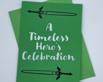 Legend of Zelda Birthday Card | Celebration