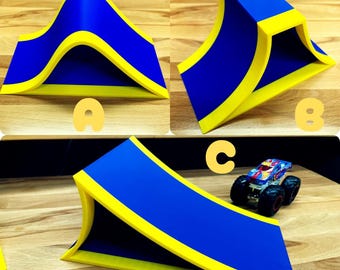 Custom Toy Monster Truck Stunt Ramps | 1:64