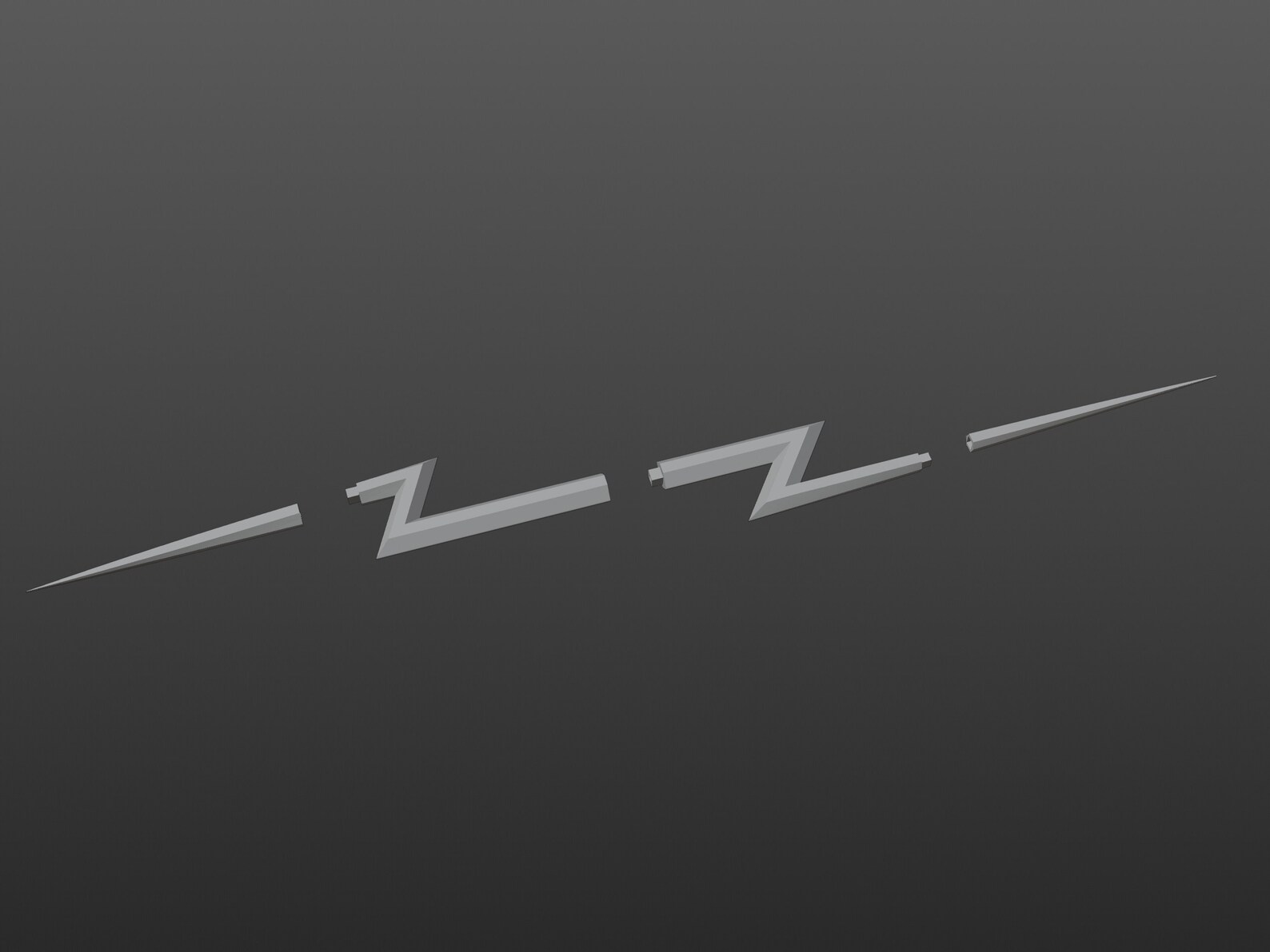 Zeus' Lightning Bolt Thor Love and Thunder 3D Printing Etsy