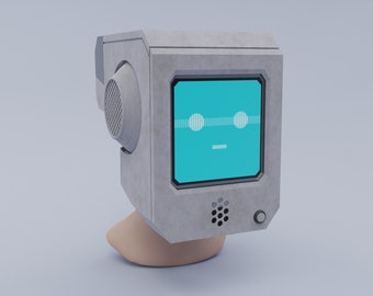 Robot Mask - Stray (3D Printing Files)