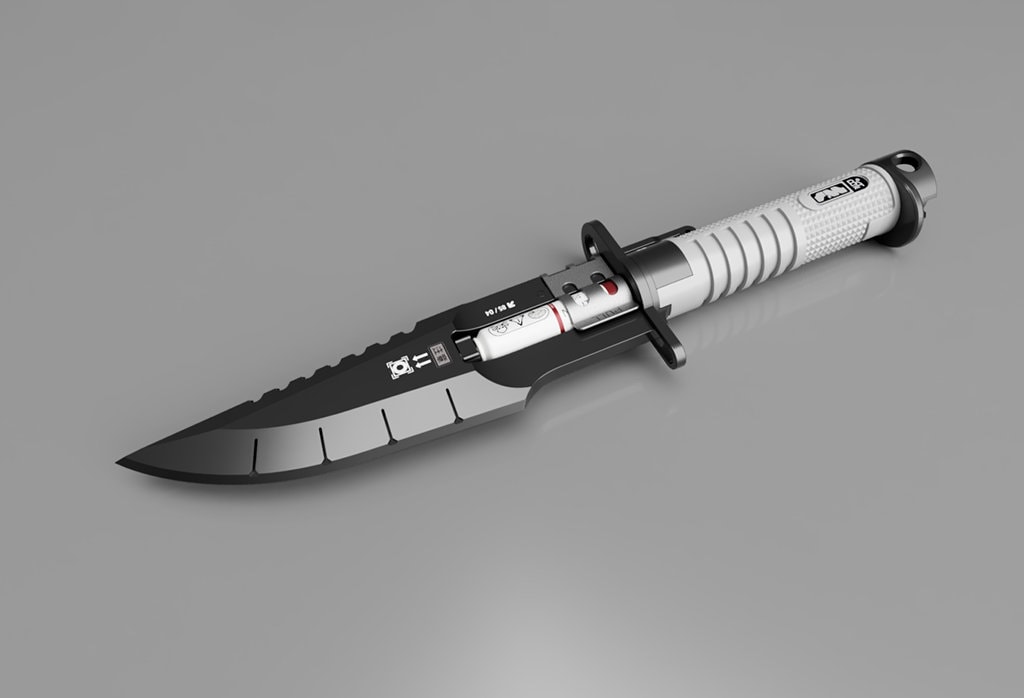 Neurotoxin Combat Knife Cyberpunk 2077 3D Model Etsy