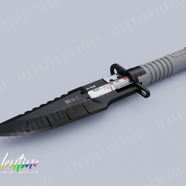 Cuchillo de combate de neurotoxinas – Cyberpunk 2077 (archivos de impresión 3D)