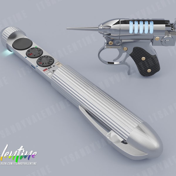 Agent J Neuralyzer and Noisy Cricket Bundle - Men in Black (3D Printing Files)