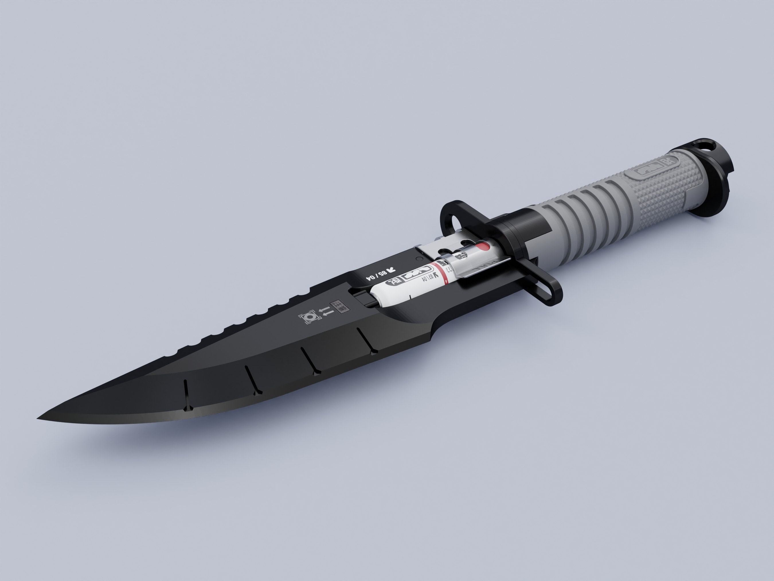 Neurotoxin Combat Knife Cyberpunk 2077 3D Printing Files Etsy UK