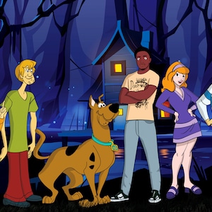 Custom Cartoon Portrait, Custom Portrait from photo, Make me cartoon, Mystery Machine