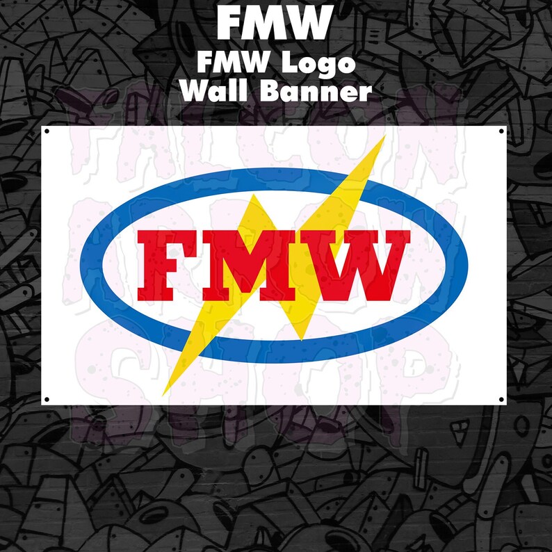 Frontier Martialarts Wrestling FMW Pro Wrestling Wall Banner Etsy