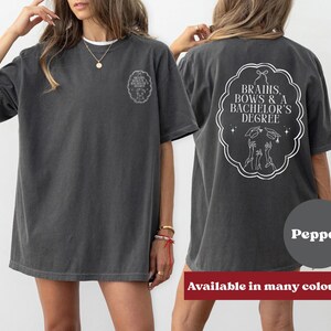 Bachelor Graduation Shirt, Abschlussgeschenk für Tochter, lustiges Bachelors Degree T-Shirt, Girly Comfort Colors Shirt, Geschenk für Bachelorettes