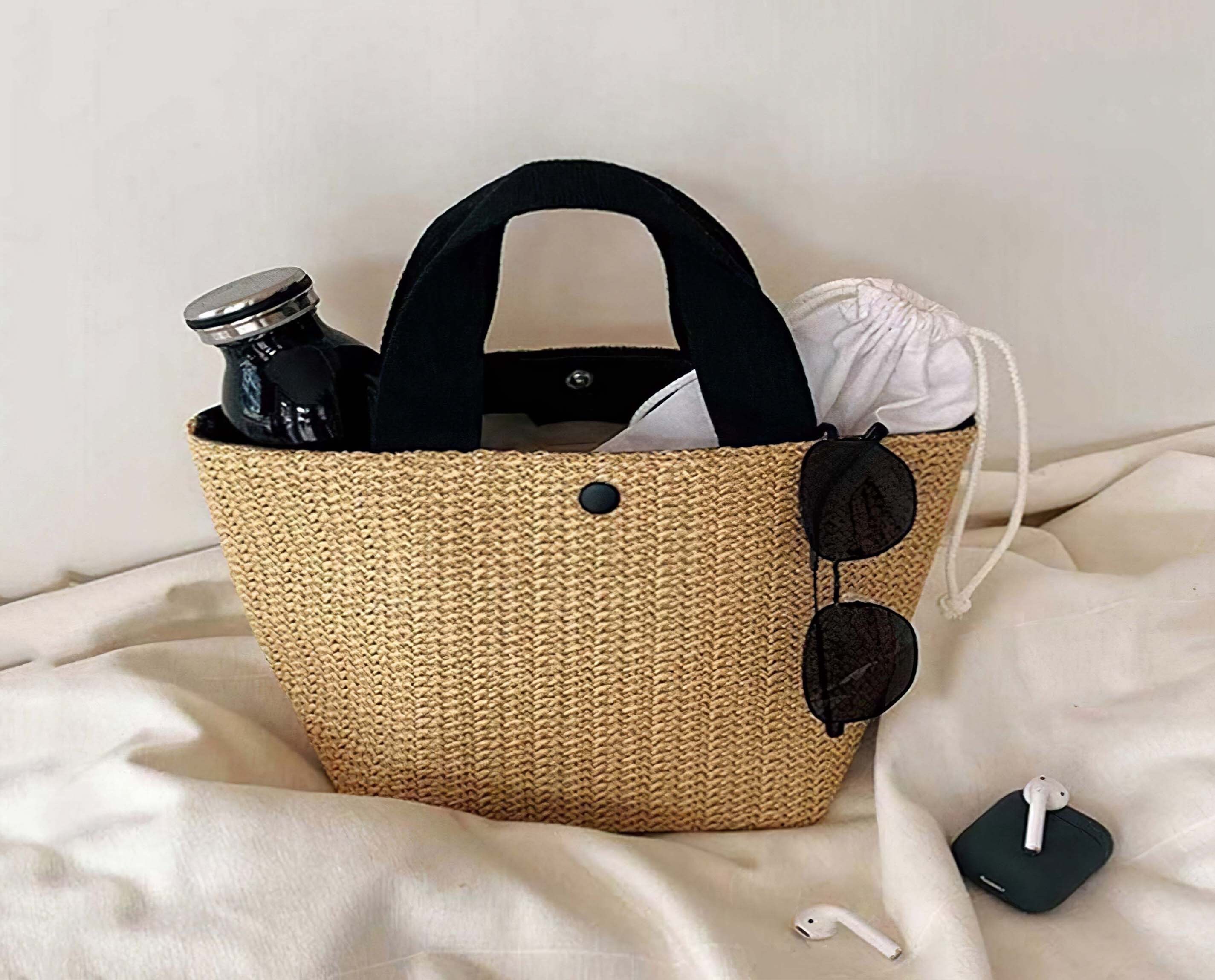 NEW Capacity Straw Bags Women Handmade Woven Basket Bolsa Etsy