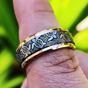 Turtle Ring Etsy