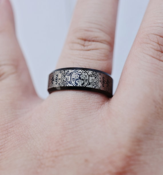 Mexican aztec rings sale