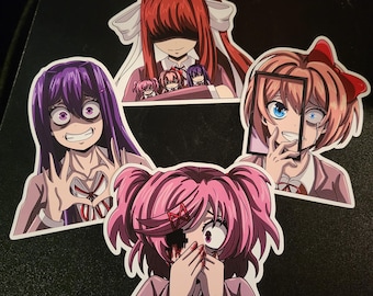 DDLC (Doki Doki Literature Club) Stickers/Die Cut/Vinyl/Weatherproof