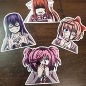 DDLC (Doki Doki Literature Club) Stickers/Die Cut/Vinyl/Weatherproof