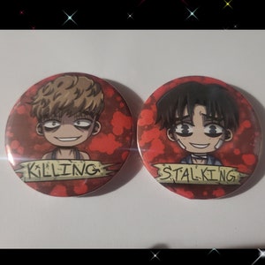 Killing Stalking Yoon Bum & Sangwoo Sticky Ceii Accessory 