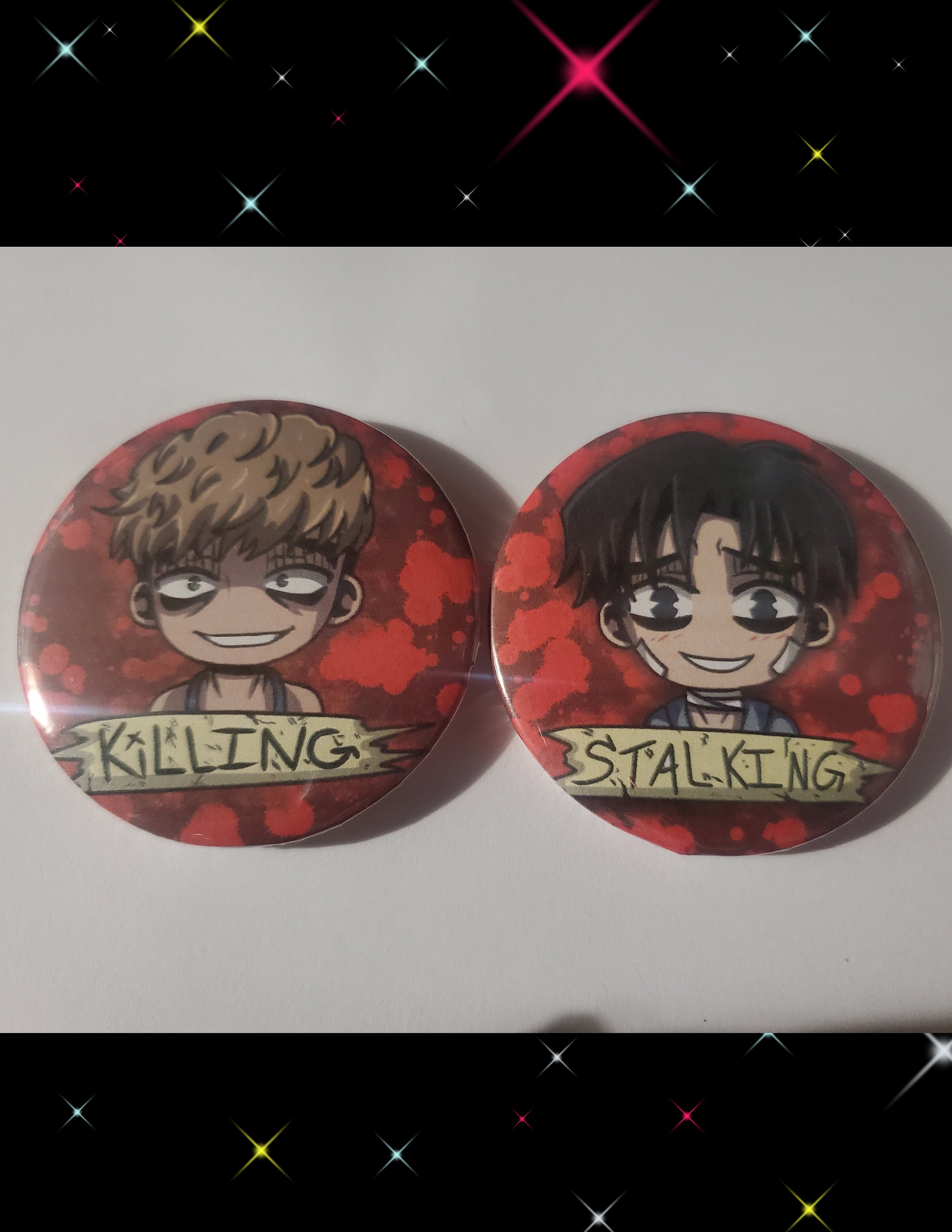 Killing Stalking 3 Inches Card Bookmark Sangwoo Bum Book Clip