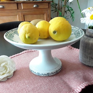 Antique fruit bowl Saint-Amand France