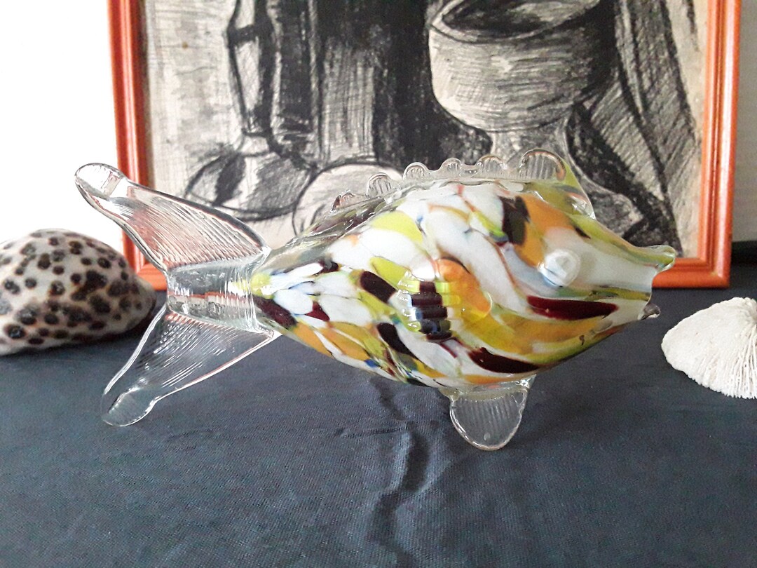 Murano Glass Fish From the 80s - Etsy UK