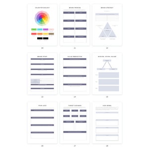 Branding Planner 2024 Printable PDF A4 Size Resellable PLR image 3