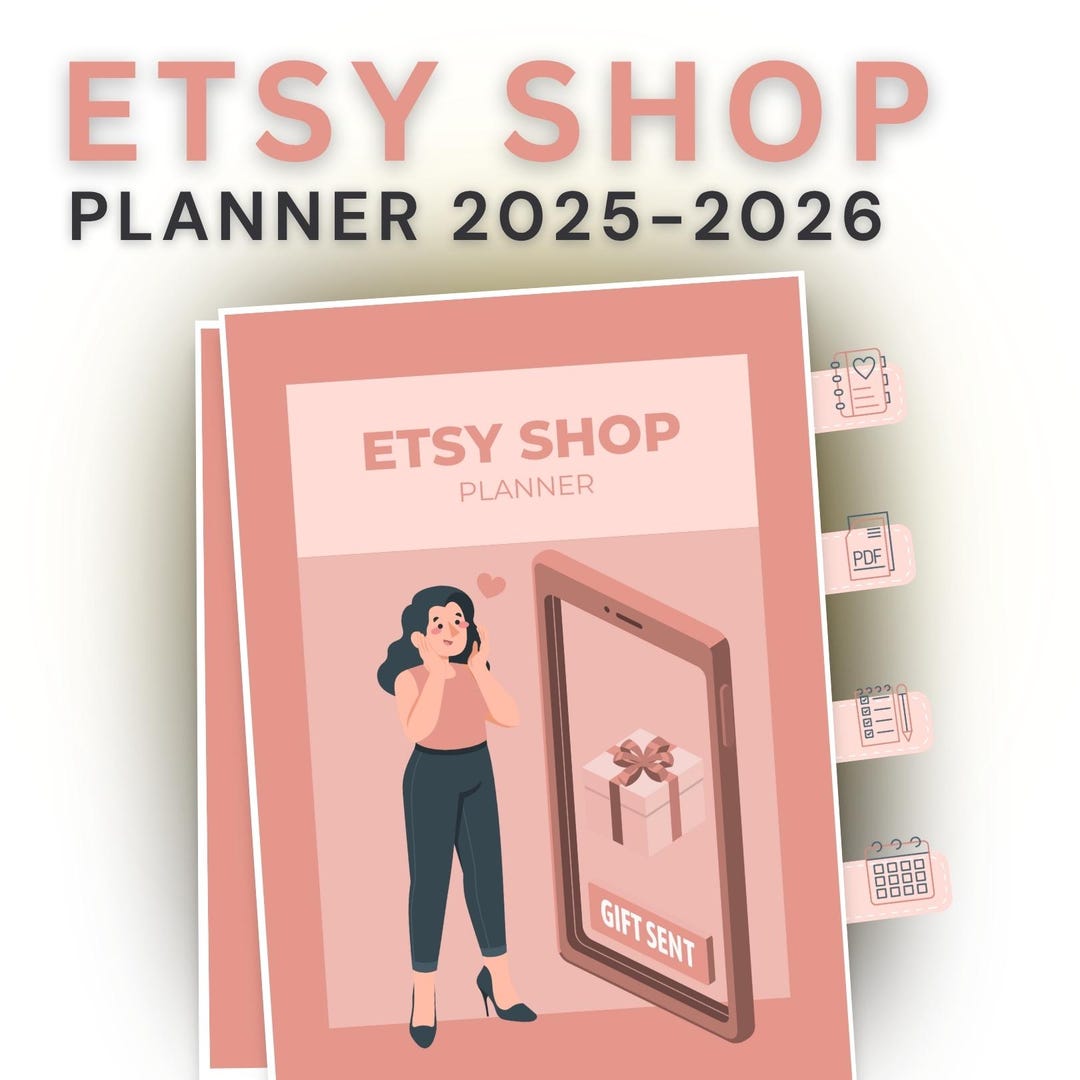 Etsy Shop Planner 2026-2027- Etsy Seller Printable PDF | A4 Size | PLR ...