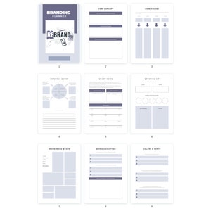 Branding Planner 2024 Printable PDF A4 Size Resellable PLR image 2