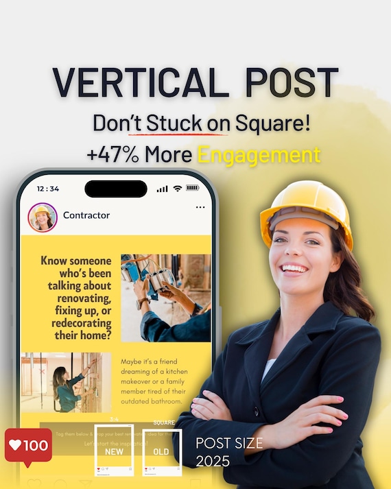 Contractors Social Canva Template-Branding-Instagram-Construction= Project Manager-Trade-Renovation-Builder-Handyman-Caption-Hooks-Kit2025