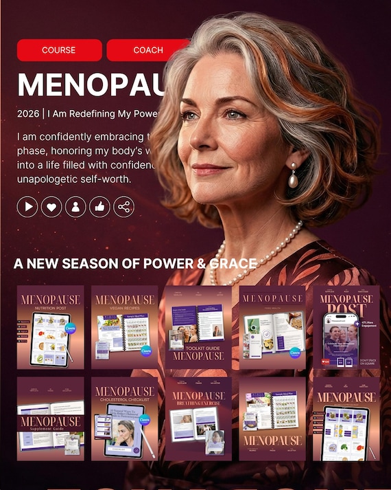 All in One Access = Menopause Mega Bundle-Canva Template