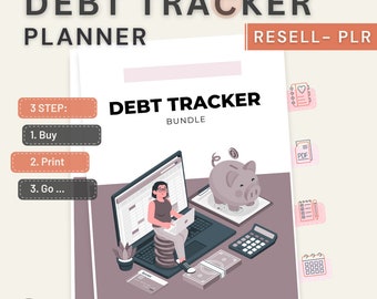 Debt Tracker Planner 2024 - Printable PDF | A4 Size | Resellable PLR