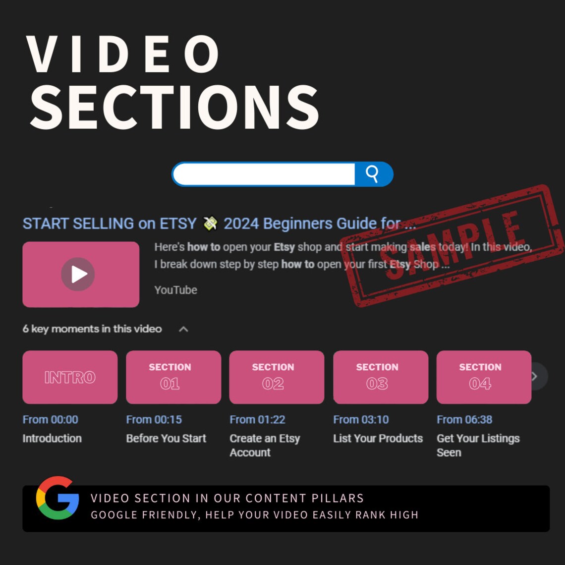 Video Script Template Content Ideas Printable Pillar Video Youtube for ...