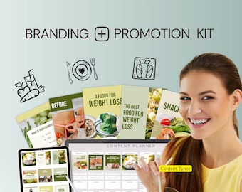 Dietitian Combo Instagram Bundle-Canva Template-Content Planner-Post Caption-Reel-Insta Story-Carousel -DM Manychat-Dietician