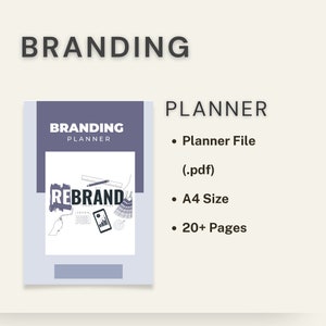 Branding Planner 2024 Printable PDF A4 Size Resellable PLR image 5