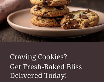 Cookies Canva Template = Social Media Promotion - Instagram - Linkedin - Pinterest - Whatsapp Status - Threads Youtube Carousel  - WYSIWYG