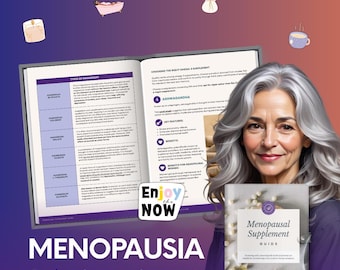 Spanish Menopause Supplement Guide-Canva Template: Perimenopause-Menopausal