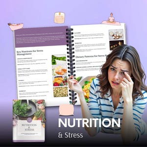 Nutrição e Estresse - Modelo Canva